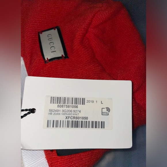 GUCCI JOAN BEANIE WOOL HAT HAIR ACCESSORIES TURBAN HEADBAND TAGS-ATTACHED - Picture 8 of 10